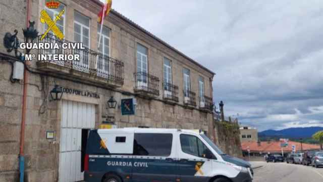 Furgón de la Guardia Civil de Pontevedra.