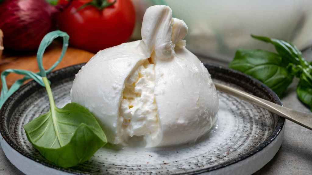 Imagen de una burrata.