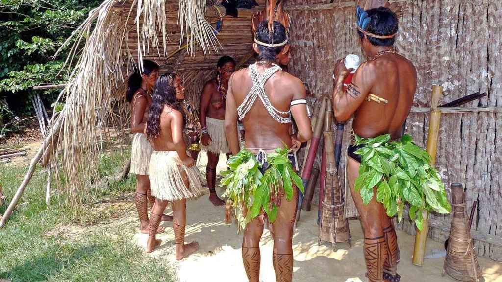 Comunidad indígena de el Amazonas