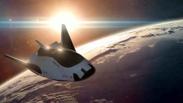 Avión espacial Tenacity en una representación artística.