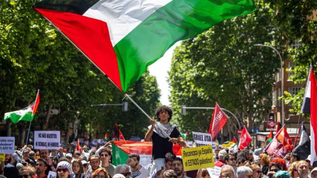 Manifestación a favor de Palestina el pasado 11 de mayo en Madrid.