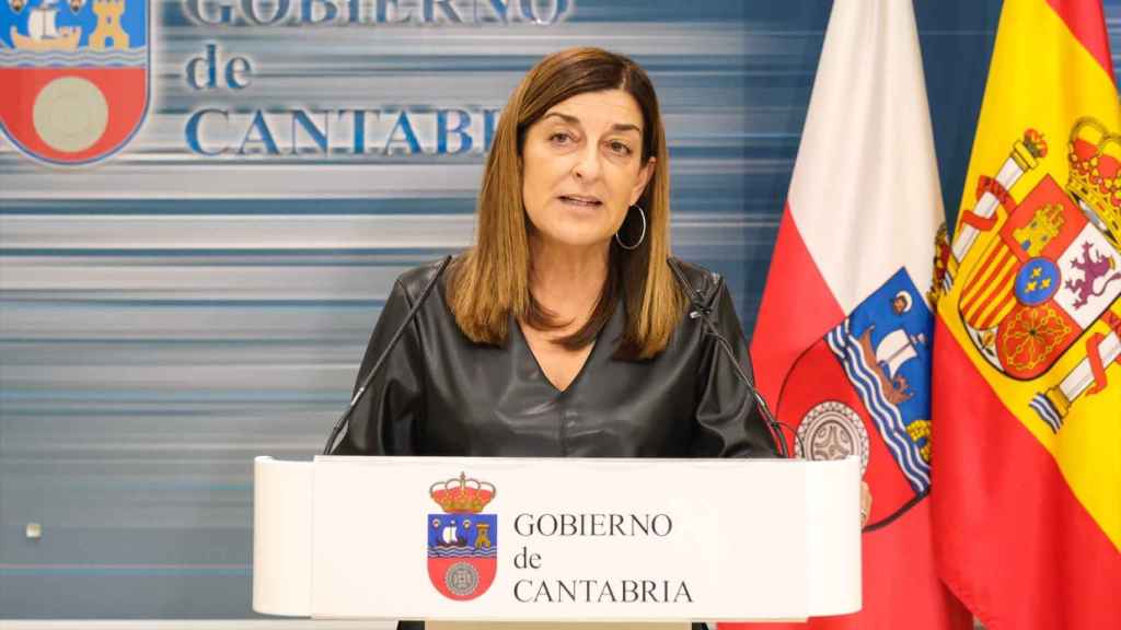 La presidenta de Cantabria, María José Sáenz de Buruaga.