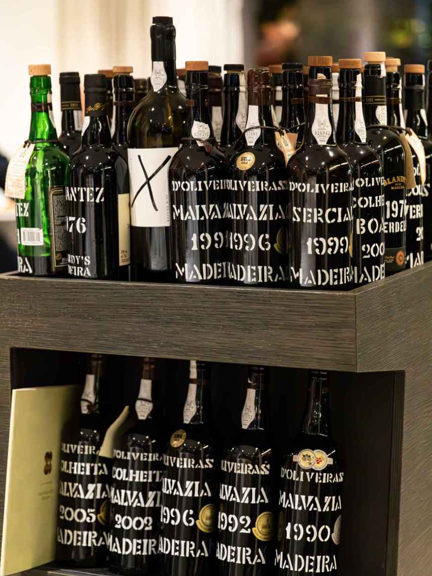 La colección de vinos de Madeira de Boury.