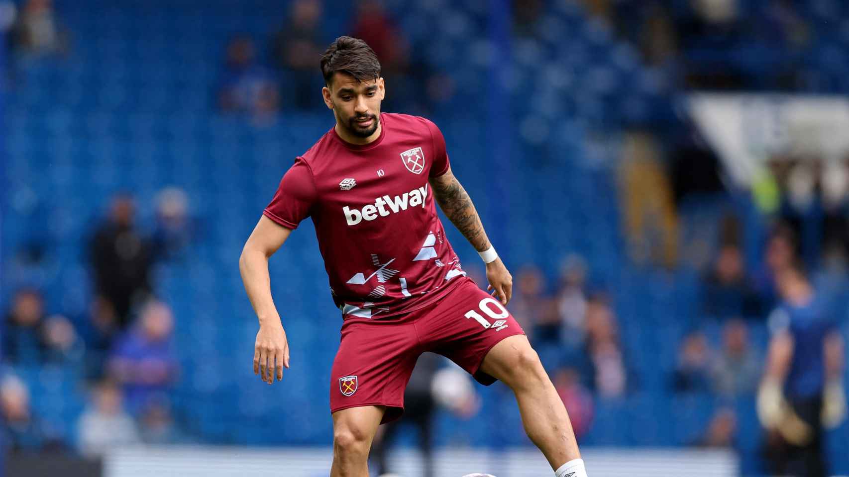 Lucas Paquetá, durante un entrenamiento.