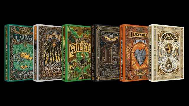 Los seis volúmenes de 'Blackwater', en la reedición de Blackie Books