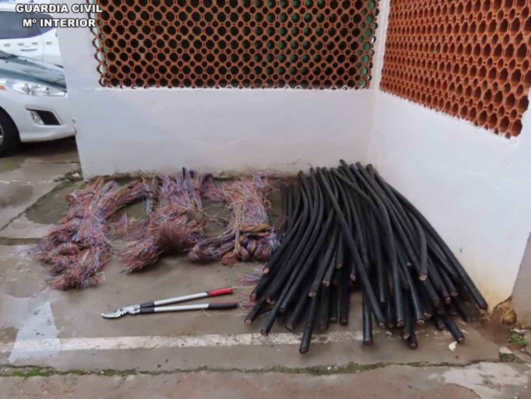 Catorce detenidos por robos continuados de cable de cobre en la comarca de Puertollano (Ciudad Real).