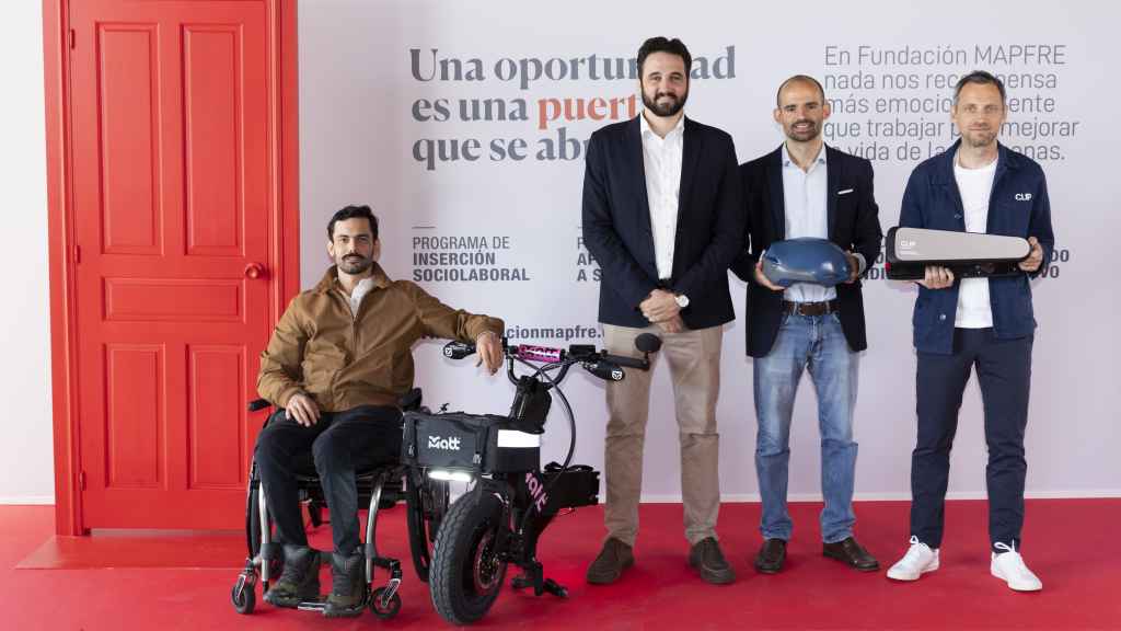 Los cuatro finalistas en la categoría movilidad sostenible en los premios de la Fundación Mutua Madrileña a la Innovación Social
