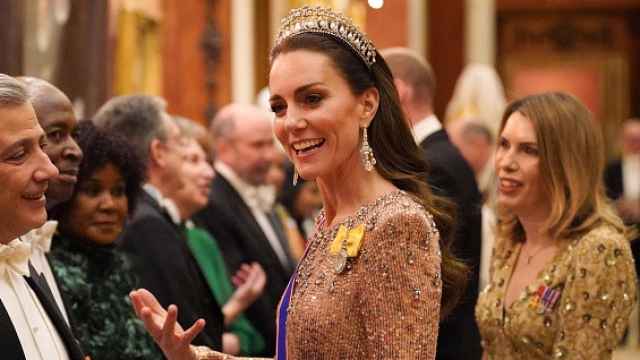 Kate Middleton en un acto diplomático.