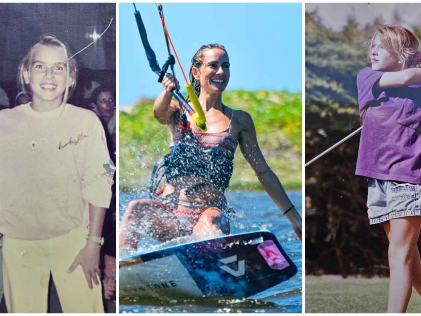 El lado oculto de Kira Miró con el deporte: campeona de golf, atletismo y  su pasión por el kitesurf