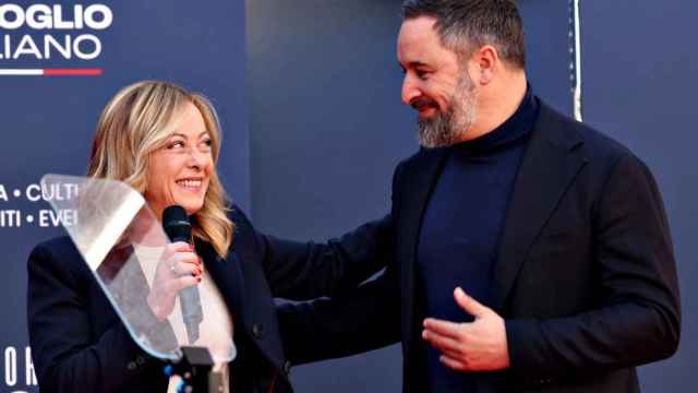 Giorgia Meloni y Santiago Abascal, juntos en Roma en diciembre de 2023.