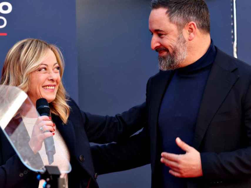 Giorgia Meloni y Santiago Abascal, juntos en Roma en diciembre de 2023.