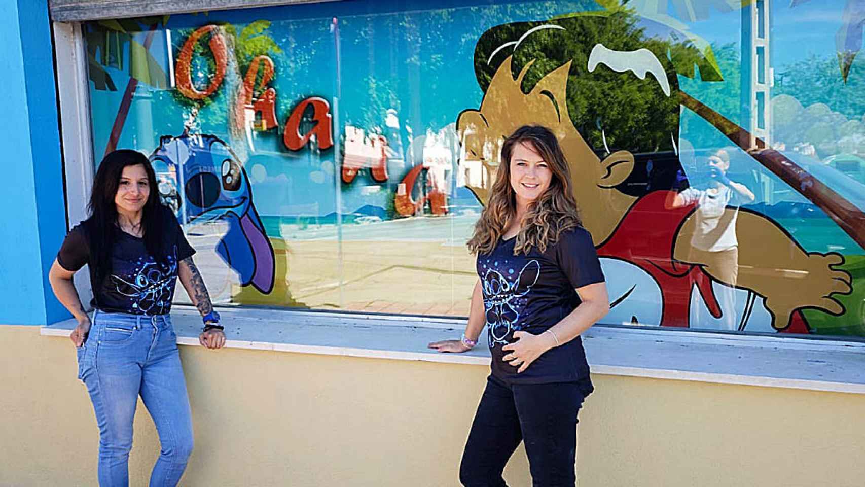 Alicia y Melania junto a Ohana, el nuevo Centro de Ocio Infantil que abrirá en Aldeamayor de San Martín