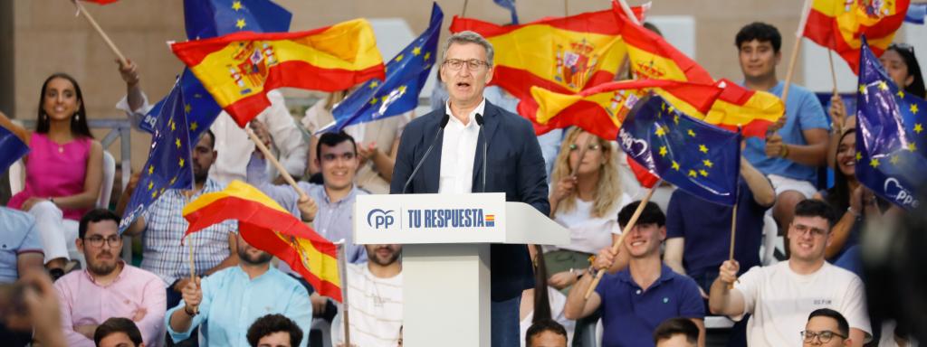 El presidente del Partido Popular, Alberto Núñez Feijóo.
