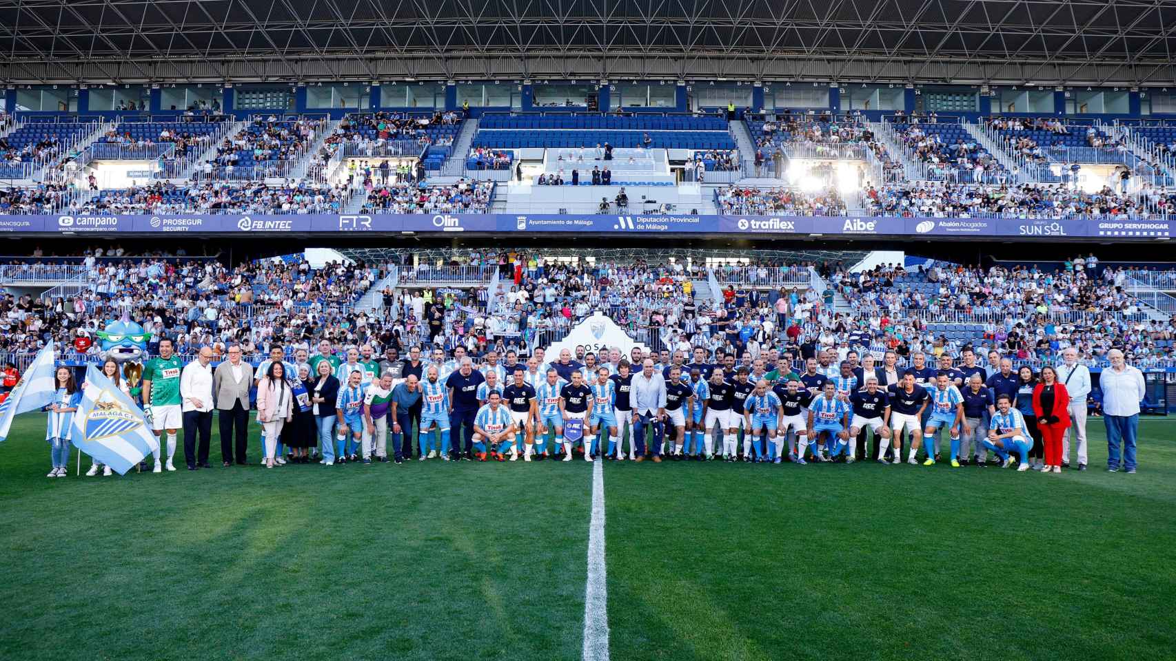 Las mejores imágenes del partido de Leyendas del Málaga CF