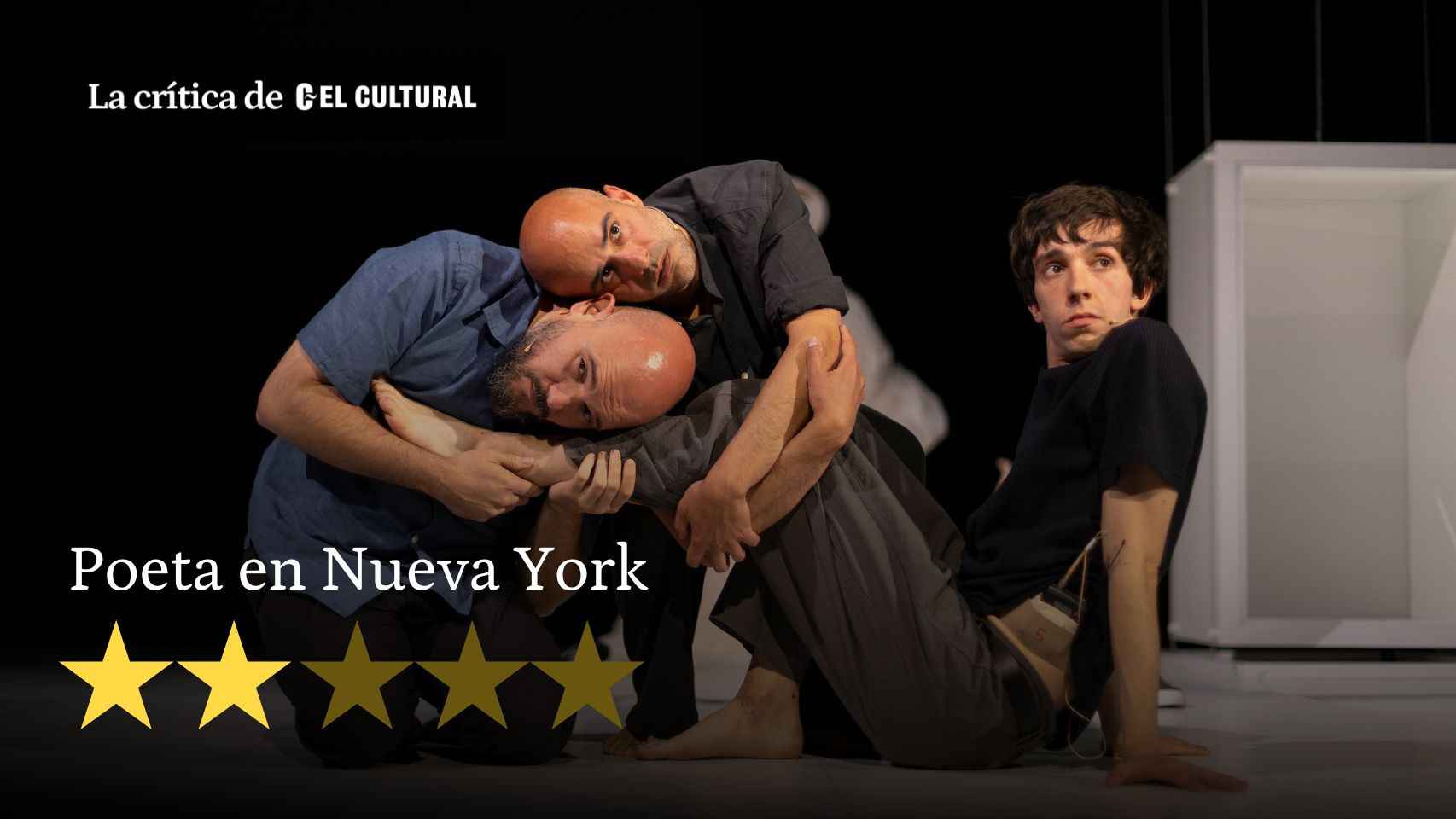 Un momento de 'Poeta en Nueva York', obra teatral dirigida por Carlos Marquerie
