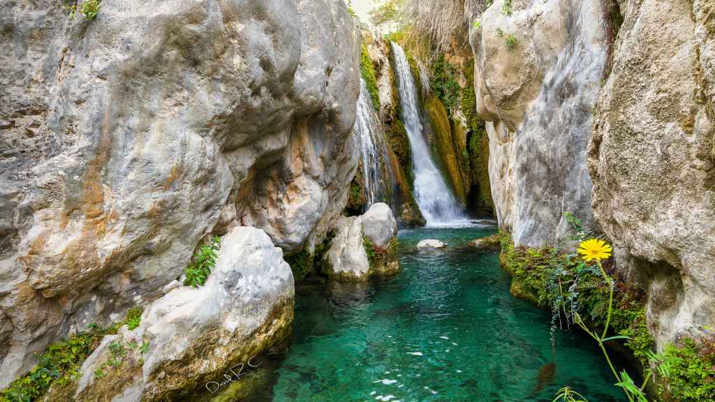 Las Fuentes del Algar, en el municipio de Callosa de Ensarriá, en Alicante.