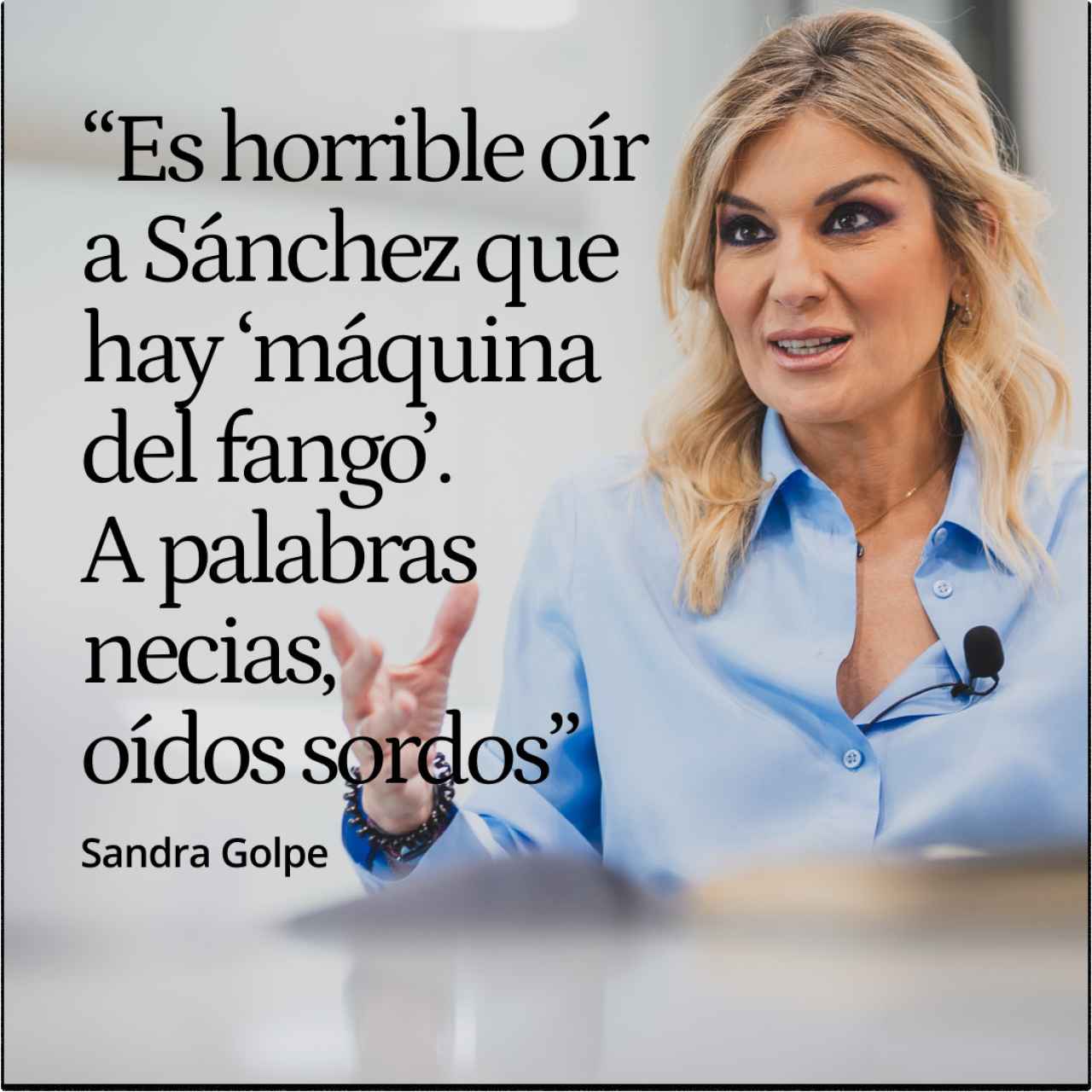 Sandra Golpe: 