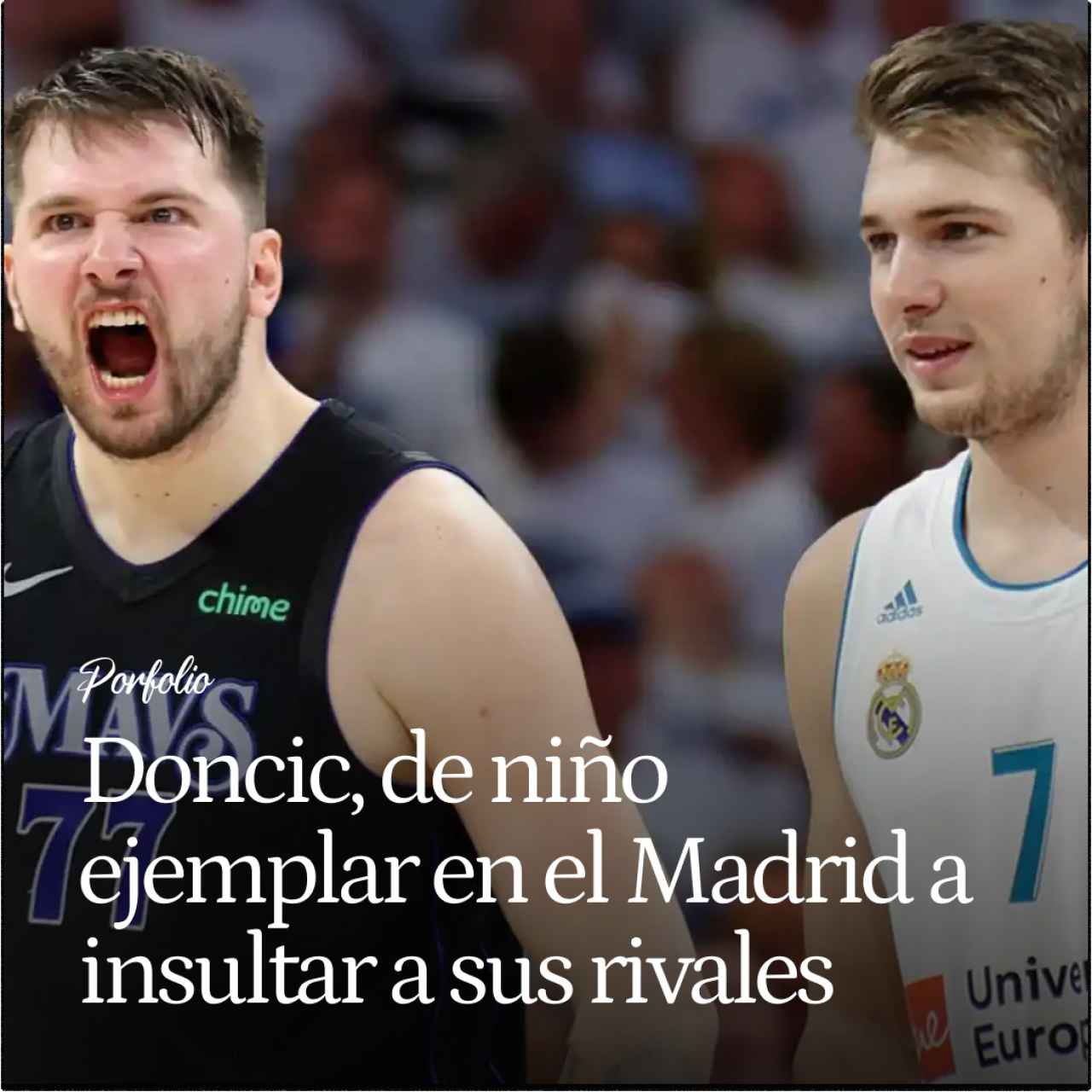 Luka Doncic, de niño ejemplar en el Real Madrid de baloncesto a genio que insulta a sus rivales en la NBA