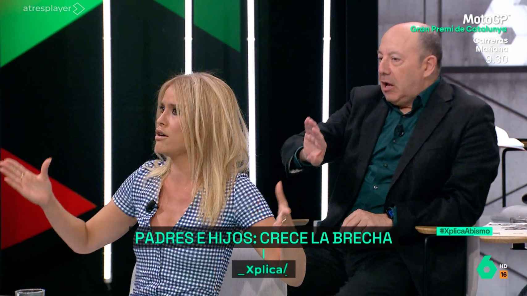 Afra Blanco y Gonzalo Bernardos en 'laSexta Xplica'.