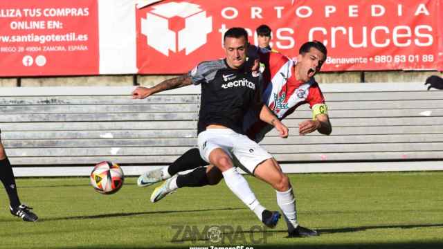 El partido entre el Zamora CF y UD San Sebastián de los Reyes