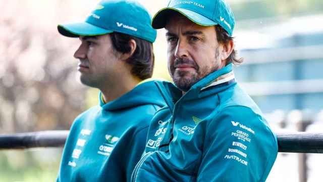 Fernando Alonso junto a Lance Stroll
