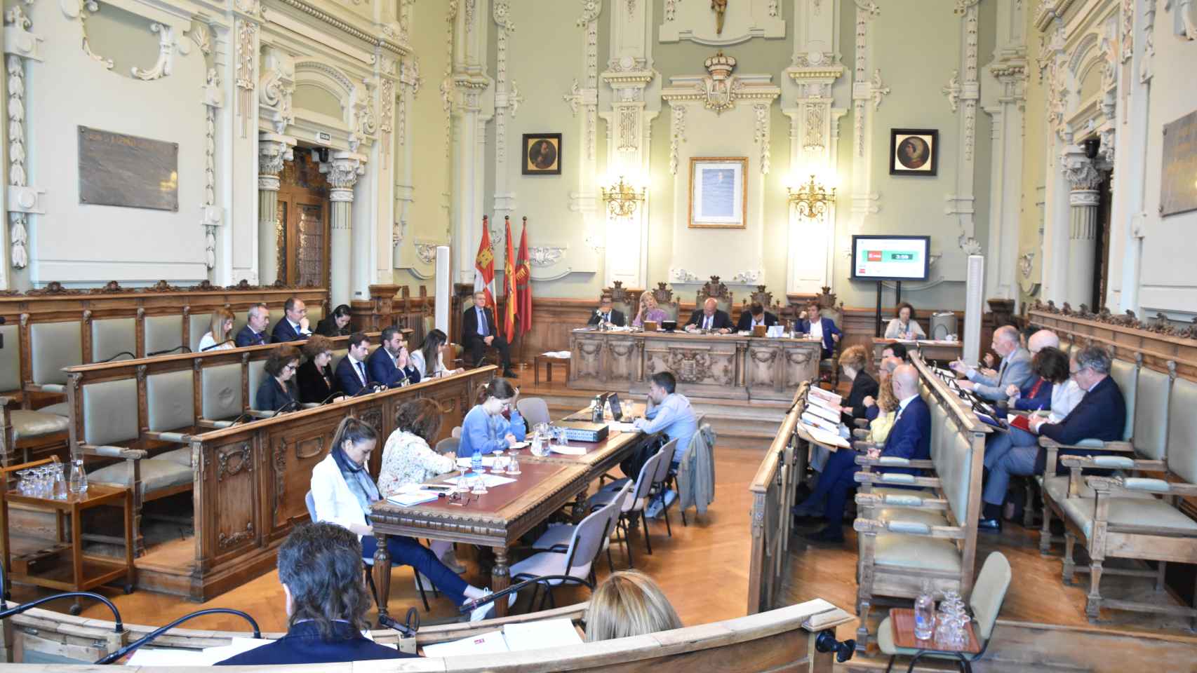 Sesión del pleno del Ayuntamiento de Valladolid de este mes de mayo