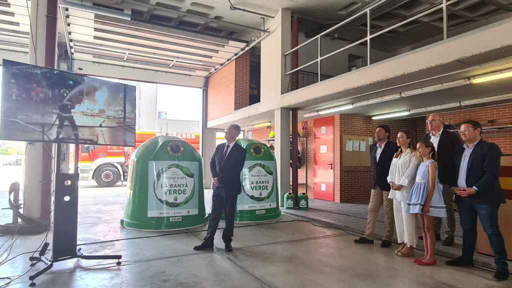 Presentación de la ‘banyà verde’, de Ecovidrio.