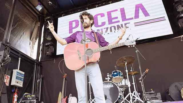 Fito, de Siloé, en una Fan Zone del Pucela