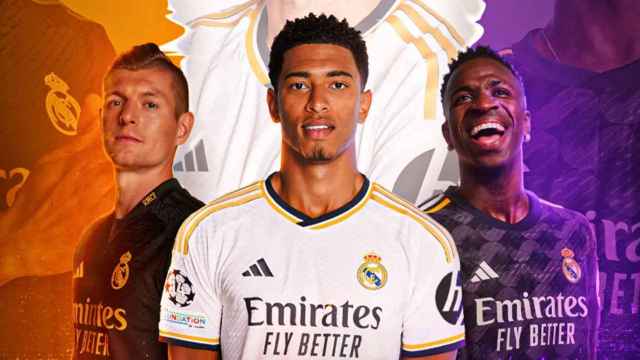 Las tres equipaciones oficiales del Real Madrid la temporada 2023/24