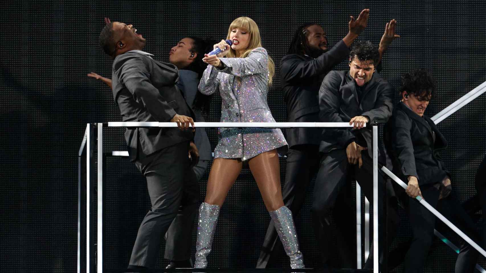 Taylor Swift durante su concierto en Lisboa el pasado viernes. Foto: EFE/EPA/Miguel A. Lopes