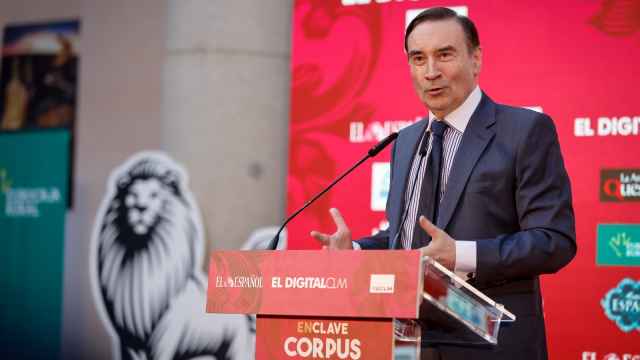 Pedro J. Ramírez durante su intervención en el 'Enclave Corpus 2024'. / Foto: Javier Longobardo.