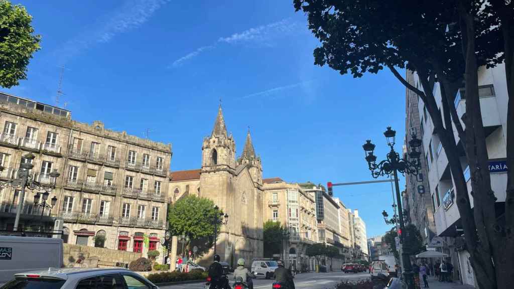 El centro de Vigo a 27 de mayo de 2024.