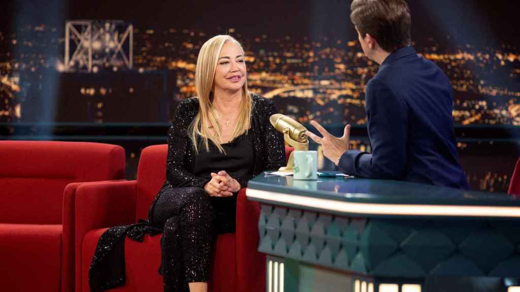 Belén Esteban con Marc Giró en 'Late Xou'.