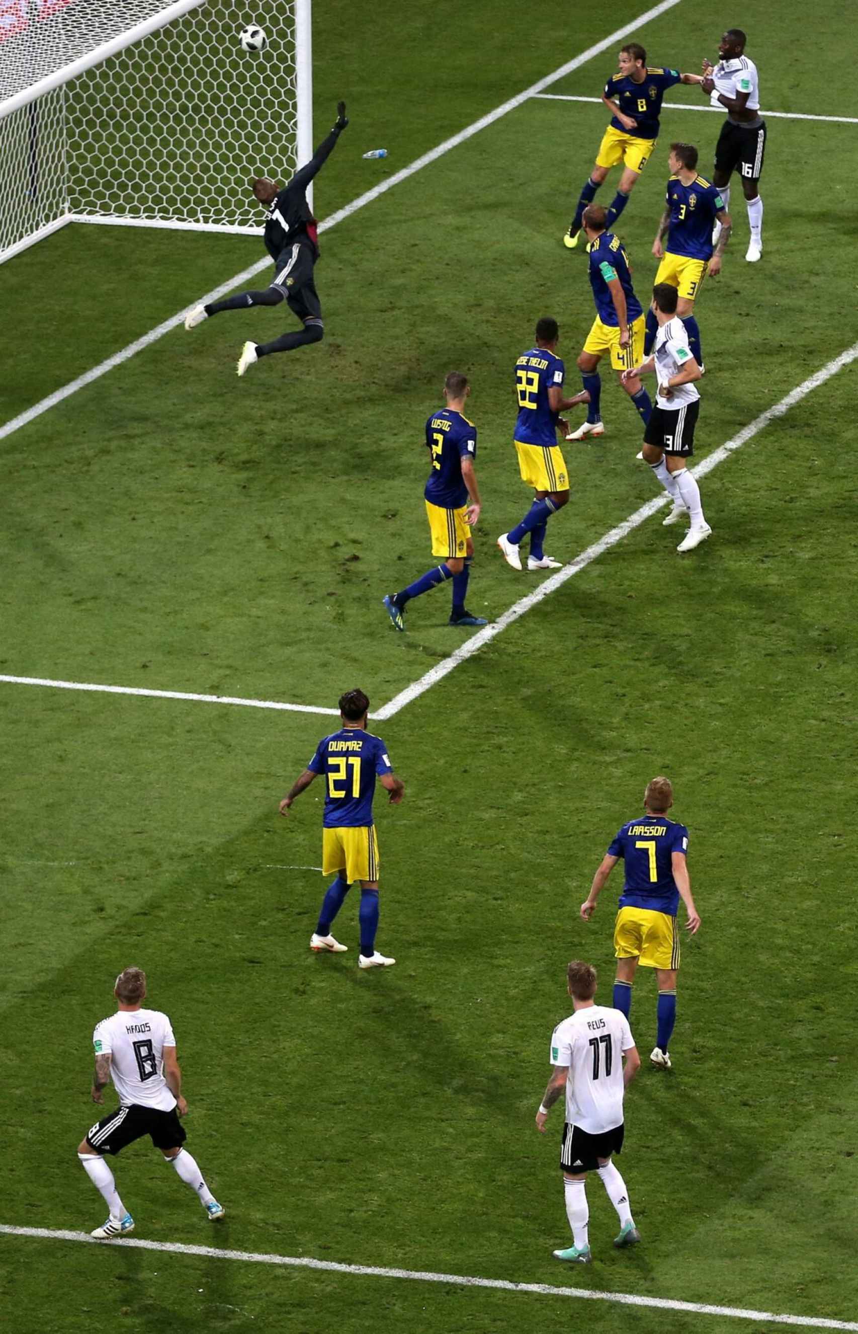 El gol de Kroos a Suecia en el Mundial de 2018