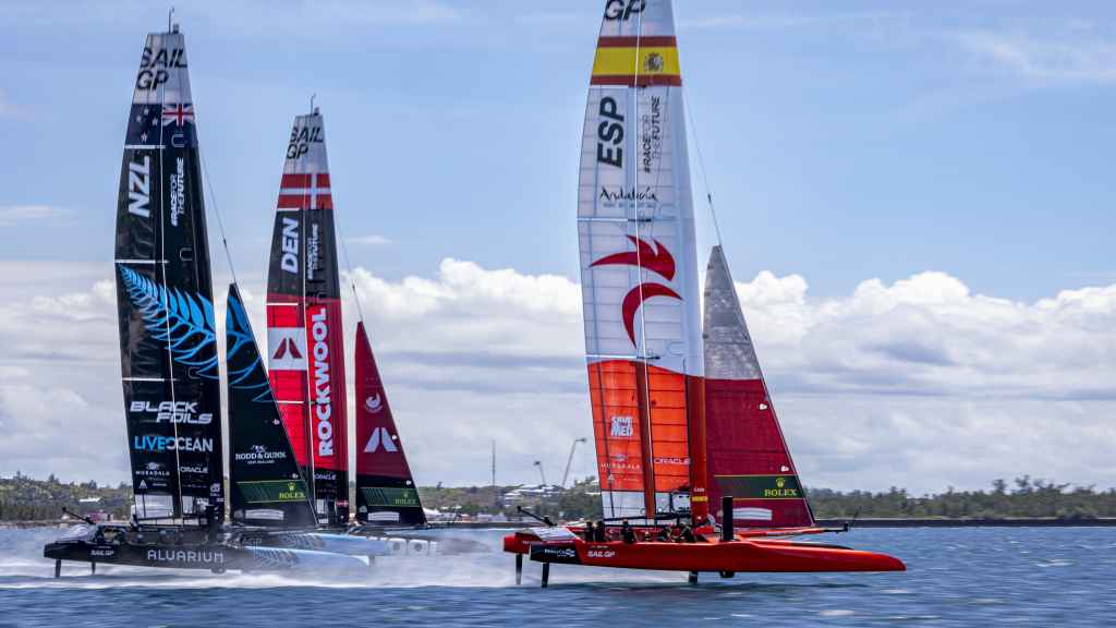 España en la competición SailGP de Bermudas