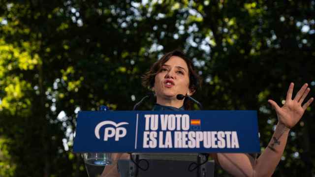 Isabel Díaz Ayuso, durante el acto de apertura de campaña de las elecciones europeas del 9J