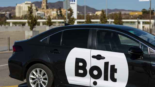 Un coche de Bolt en Málaga.