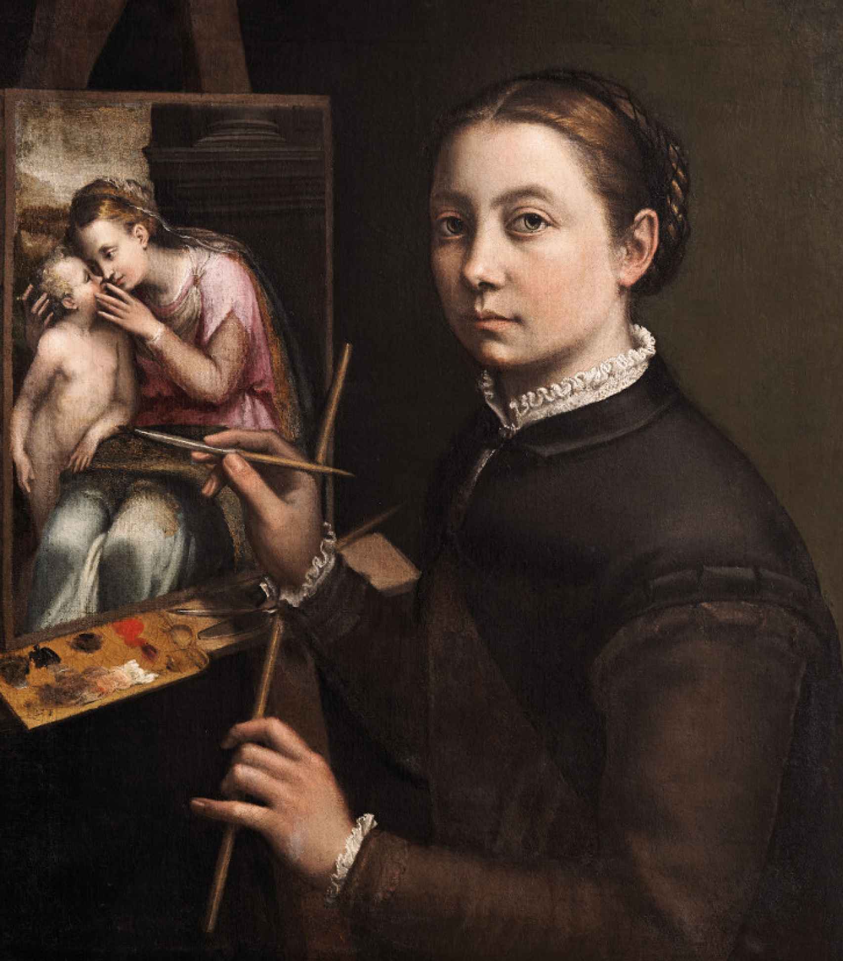 Autorretrato de Sofonisba Anguissola.