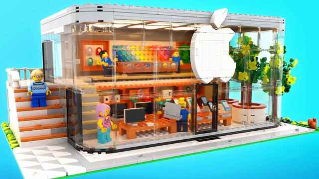 El modelo de Apple Store de Lego.