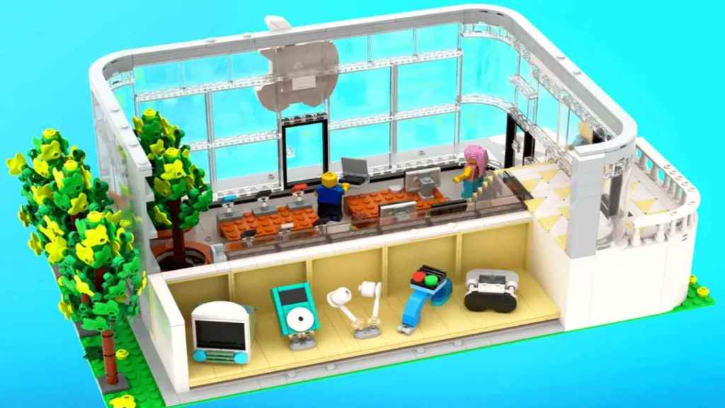 Los 'easter egg' de la tienda Apple de Lego.