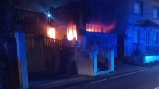 Incendio en un garaje de Vigo.