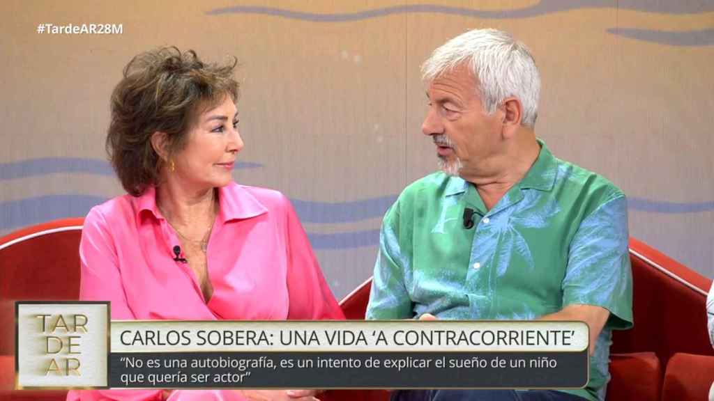 Ana Rosa Quintana y Carlos Sobera, en 'TardeAR'