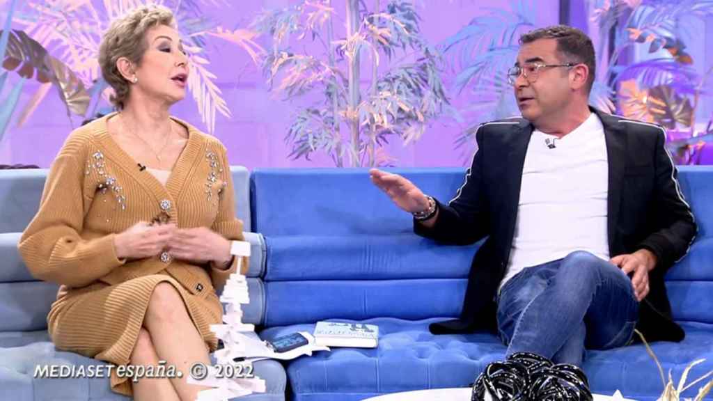 Ana Rosa Quintana y Jorge Javier Vázquez en 'El programa de Ana Rosa'