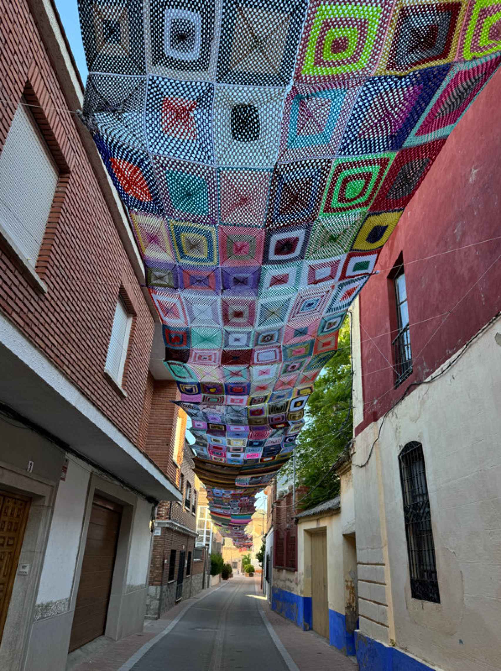 Toldos en Santa Olalla (Toledo).