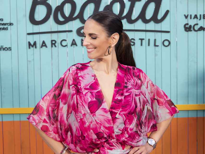 Nuria Fergó, en el 'photocall' de la tercera edición de 'Bogotá marcando estilo'.