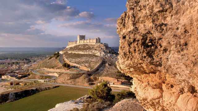 Una vista del Castillo de Peñafiel