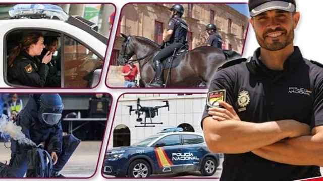 Unidades policiales que se darán cita en la Plaza Mayor de Valladolid