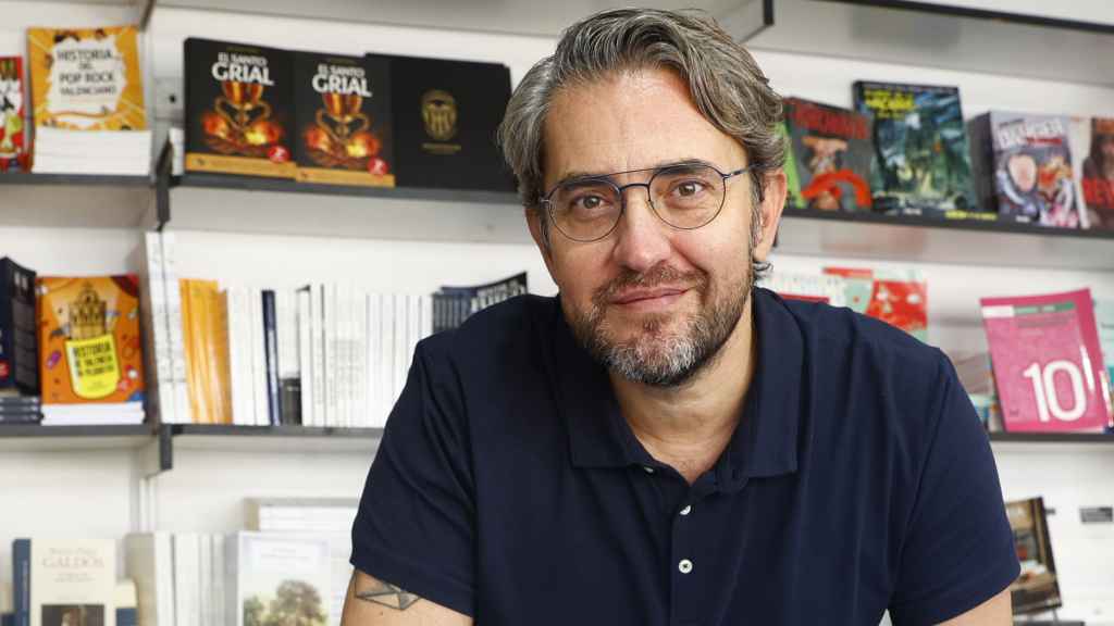 Máximo Huerta en la Feria del libro de Madrid de 2021.
