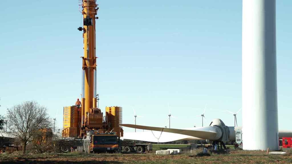 El material de las palas de los aerogeneradores tendrá una segunda vida. Foto: Iberdrola