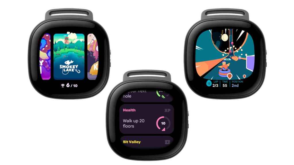 El Fitbit Ace LTE tiene juegos para fomentar el movimiento de los niños